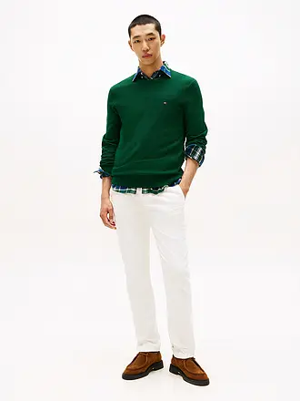 TOMMY HILFIGER | Pullover | dunkelgrün
